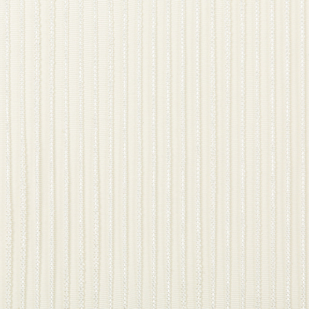 Samples and Purchasing available for Kravet Basics - 4712-101 White By Kravet Basics |  | Stripes Drapery Sheer at Designer Wallcoverings and Fabrics