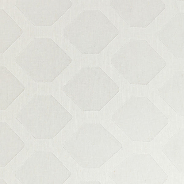 Samples and Purchasing available for Kravet Basics - 4802-101 White By Kravet Basics | Gis |Geometric Tone On Tone Drapery Sheer at Designer Wallcoverings and Fabrics