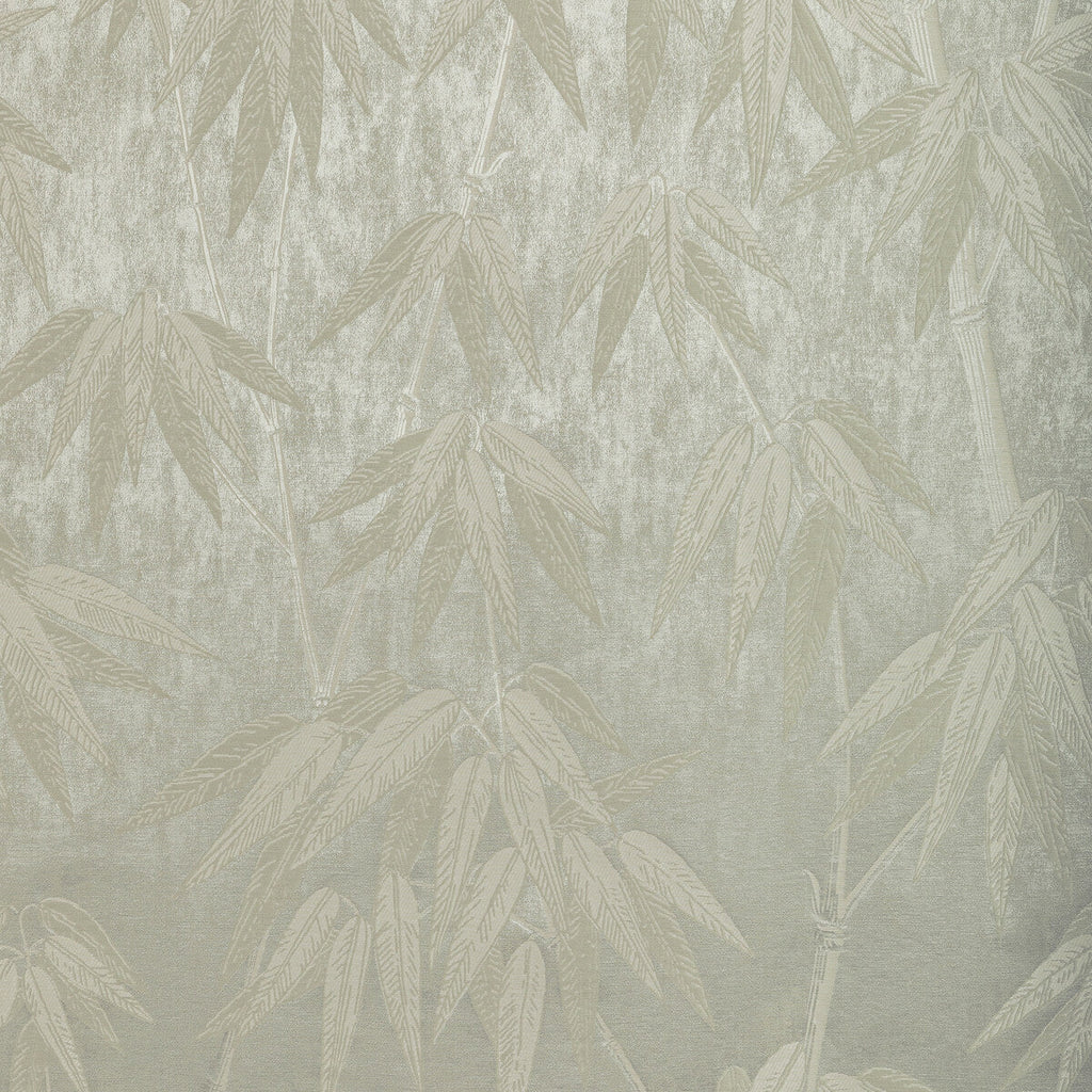 Samples and Purchasing available for Bamboo Chic - Pewter Silver By Kravet Couture | Modern Luxe Silk Luster | Botanical & Floral Drapery  at Designer Wallcoverings and Fabrics