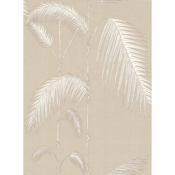 Samples and Purchasing available for Palm Leaves - Taupe/W Grey By Cole & Son | Cole & Son New Contemporary |Botanical & Floral Tropical Wallcovering Print at Designer Wallcoverings and Fabrics