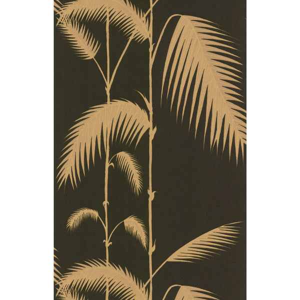 Samples and Purchasing available for Palm Leaves - Black/T Black By Cole & Son | Cole & Son New Contemporary |Botanical & Floral Tropical Wallcovering Print at Designer Wallcoverings and Fabrics