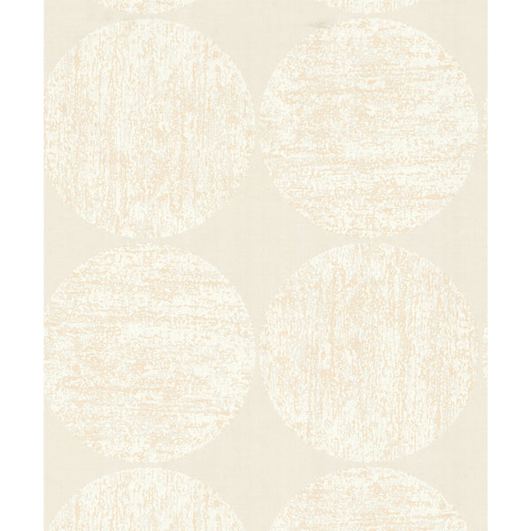 Samples and Purchasing available for Luna - White/Cream White By Cole & Son | Cole & Son New Contemporary Ii |Dots Geometric Wallcovering Print at Designer Wallcoverings and Fabrics