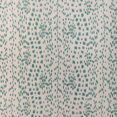 Samples and Purchasing available for Les Touches - Aqua Green By Brunschwig & Fils | Le Jardin Chinois | Animal Skins Multipurpose Print at Designer Wallcoverings and Fabrics