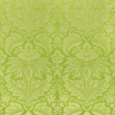 Samples and Purchasing available for Damask Pierre - Green Green By Brunschwig & Fils | B&F Showroom Exclusive 2019 | Damask Upholstery Silk at Designer Wallcoverings and Fabrics