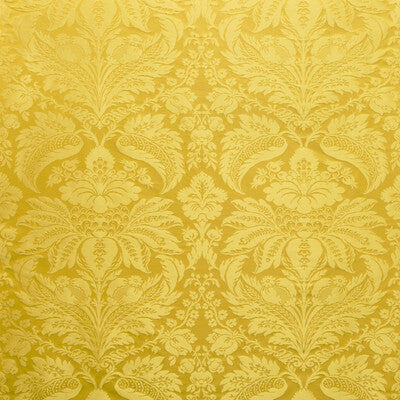 Samples and Purchasing available for Damask Pierre - Canary Yellow By Brunschwig & Fils | B&F Showroom Exclusive 2019 | Damask Upholstery Silk at Designer Wallcoverings and Fabrics