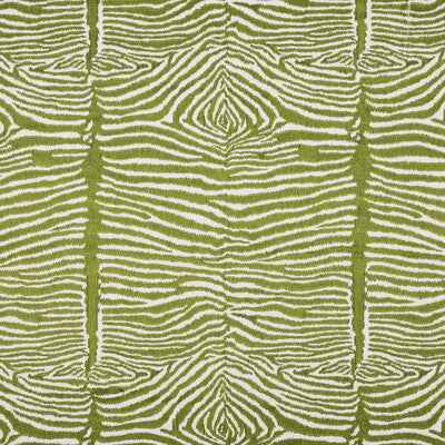 Samples and Purchasing available for Le Zebre Emb - Leaf Green By Brunschwig & Fils | Cape Comorin | Animal Skins Multipurpose Embroidery at Designer Wallcoverings and Fabrics