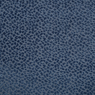 Samples and Purchasing available for La Panthere Velvet - Blue Blue By Brunschwig & Fils | Les Ensembliers | Animal Skins Upholstery Velvet at Designer Wallcoverings and Fabrics