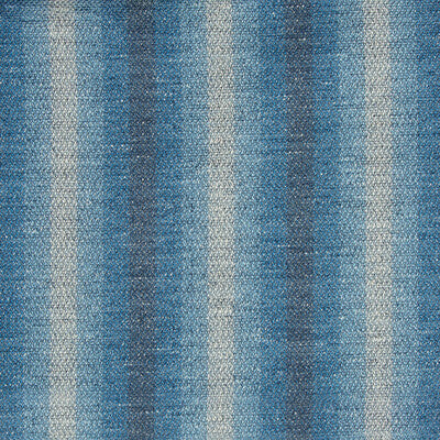 Samples and Purchasing available for Les Ombres Stripe - Lapis Blue By Brunschwig & Fils | Les Ensembliers |Modern  Multipurpose Jacquards at Designer Wallcoverings and Fabrics