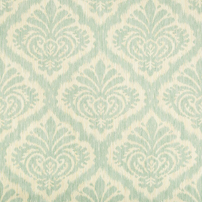 Samples and Purchasing available for Durbar Tait Strie Ii - Aqua Teal By Brunschwig & Fils | Baronet |Damask  Upholstery Weave at Designer Wallcoverings and Fabrics