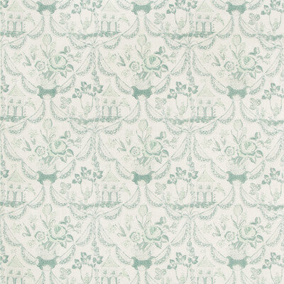 Samples and Purchasing available for Bird & Swing Hb - Aqua Turquoise By Brunschwig & Fils |  | Botanical & Floral Multipurpose Print at Designer Wallcoverings and Fabrics