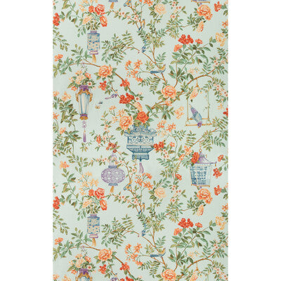 Samples and Purchasing available for Jardin Fleuri Print - Opal Multi By Brunschwig & Fils | Summer Palace | Chinoiserie Multipurpose Print at Designer Wallcoverings and Fabrics