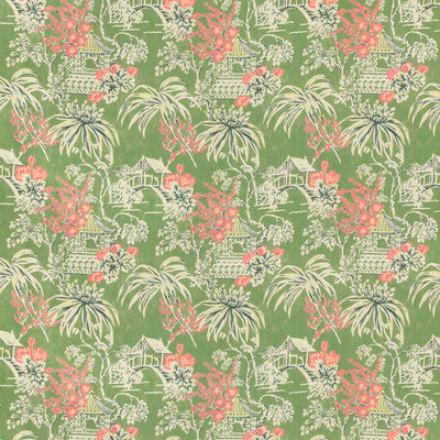 Samples and Purchasing available for Tongli Print - Fern Multi By Brunschwig & Fils | Summer Palace | Chinoiserie Multipurpose Print at Designer Wallcoverings and Fabrics