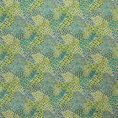 Samples and Purchasing available for Katibi Print - Leaf Green By Brunschwig & Fils | Grand Bazaar | Flamestitch Multipurpose Print at Designer Wallcoverings and Fabrics