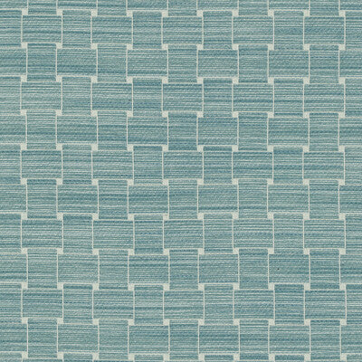 Samples and Purchasing available for Beaumois Woven - Mist Turquoise By Brunschwig & Fils | Granville Weaves | Geometric Upholstery  at Designer Wallcoverings and Fabrics