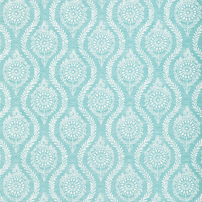 Samples and Purchasing available for Marindol Print - Aqua Turquoise By Brunschwig & Fils | Manoir | Paisley Multipurpose Print at Designer Wallcoverings and Fabrics