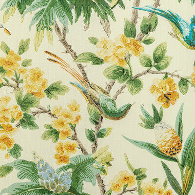 Samples and Purchasing available for Gastaud Print - Gold/Leaf Gold By Brunschwig & Fils |  | Botanical & Floral Multipurpose Print at Designer Wallcoverings and Fabrics