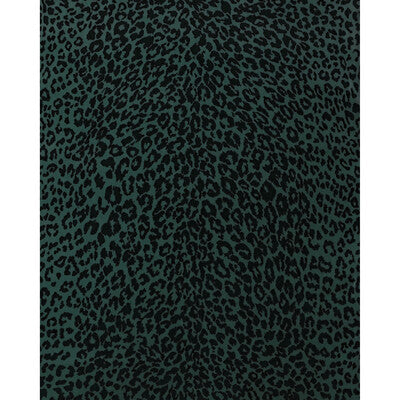 Samples and Purchasing available for Madeleine'S Leopard - Teal Turquoise By Brunschwig & Fils | Madeleine Castaing Ii |Modern Animal Skins Multipurpose Velvet at Designer Wallcoverings and Fabrics