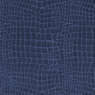 Samples and Purchasing available for Croc Velvet - Sapphire Blue By Brunschwig & Fils | Celeste | Animal Skins Upholstery Velvet at Designer Wallcoverings and Fabrics