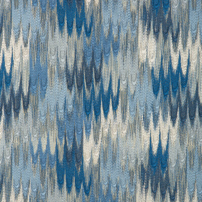 Samples and Purchasing available for Duval Emb - Sky/Lapis Blue By Brunschwig & Fils | Celeste | Modern Multipurpose Embroidery at Designer Wallcoverings and Fabrics