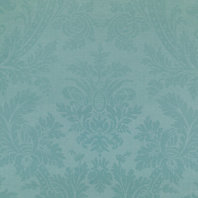 Samples and Purchasing available for Arnaud Damask - Aqua Light Blue By Brunschwig & Fils | Vienne Silks | Damask Multipurpose Silk at Designer Wallcoverings and Fabrics