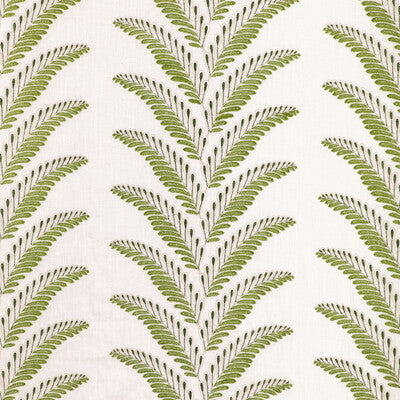 Samples and Purchasing available for Fougere Emb - Leaf White By Brunschwig & Fils | La Menagerie | Botanical & Floral Drapery Embroidery at Designer Wallcoverings and Fabrics