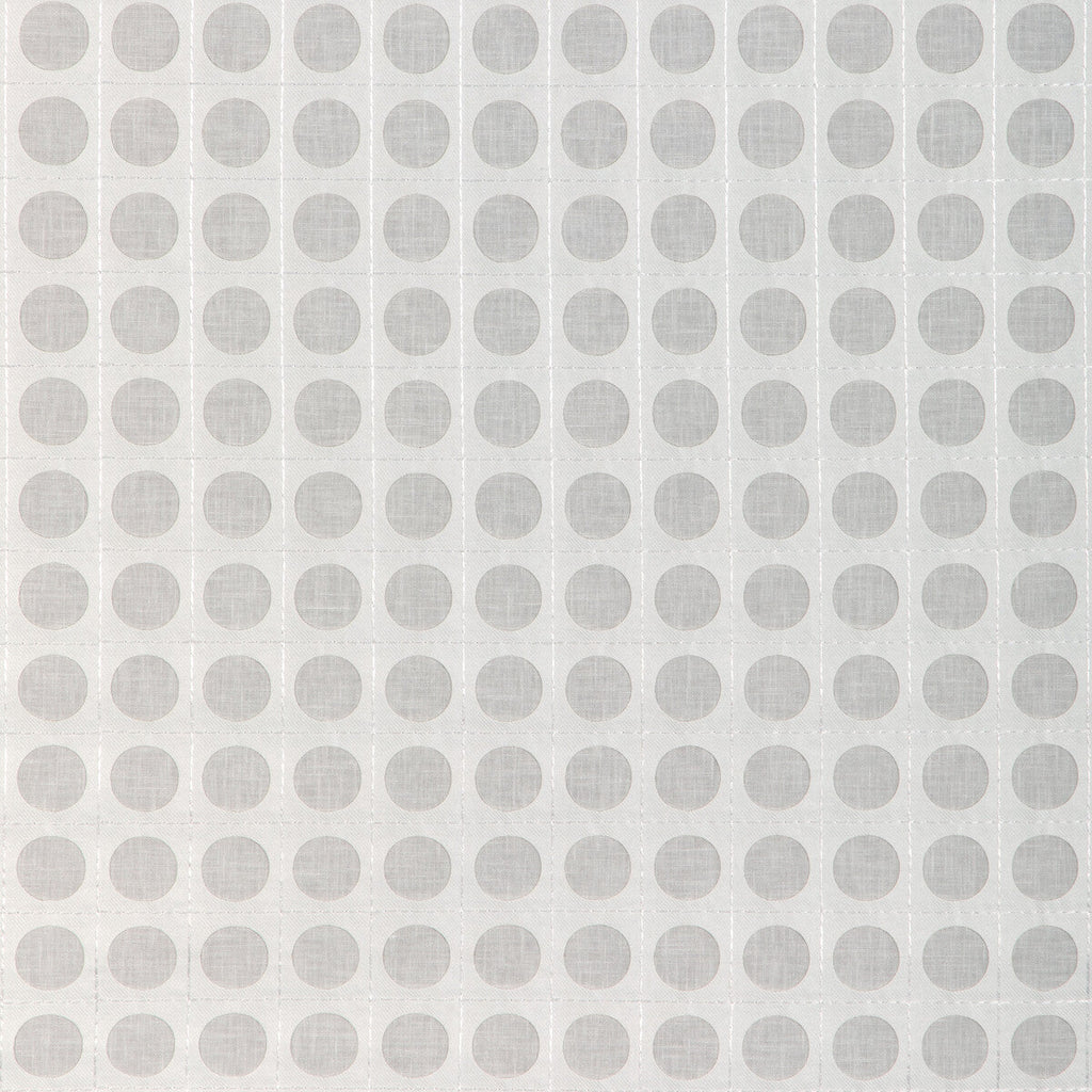 Samples and Purchasing available for Lunar Dot - Grey White By Kravet Basics | Mid-Century Modern |Modern Geometric Drapery Embroidery at Designer Wallcoverings and Fabrics