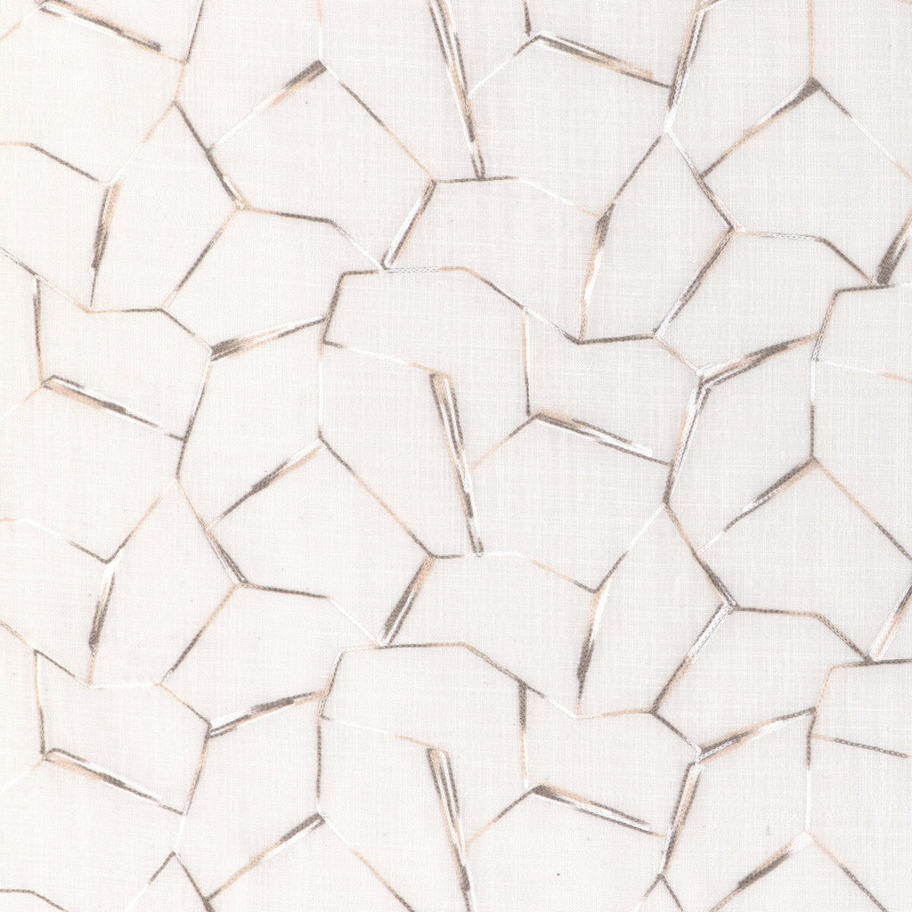 Samples and Purchasing available for Kravet Basics - 90038-161 White By Kravet Basics | Sheer Outlook | Abstract Drapery Embroidery at Designer Wallcoverings and Fabrics