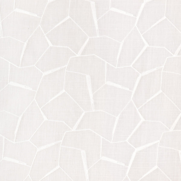 Samples and Purchasing available for Kravet Basics - 90038-1 White By Kravet Basics | Sheer Outlook | Abstract Drapery Embroidery at Designer Wallcoverings and Fabrics