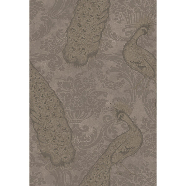 Samples and Purchasing available for Byron - Silver  By Cole & Son | Cole & Son Albemarle |Damask Novelty Wallcovering Print at Designer Wallcoverings and Fabrics