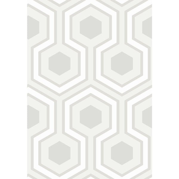 Samples and Purchasing available for Hicks Grand - Dove Grey Grey By Cole & Son | Cole & Son Contemporary Restyled |Modern Geometric Wallcovering Print at Designer Wallcoverings and Fabrics