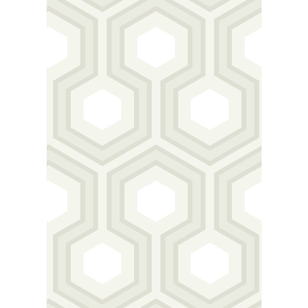 Samples and Purchasing available for Hicks Grand - White White By Cole & Son | Cole & Son Contemporary Restyled |Modern Geometric Wallcovering Print at Designer Wallcoverings and Fabrics