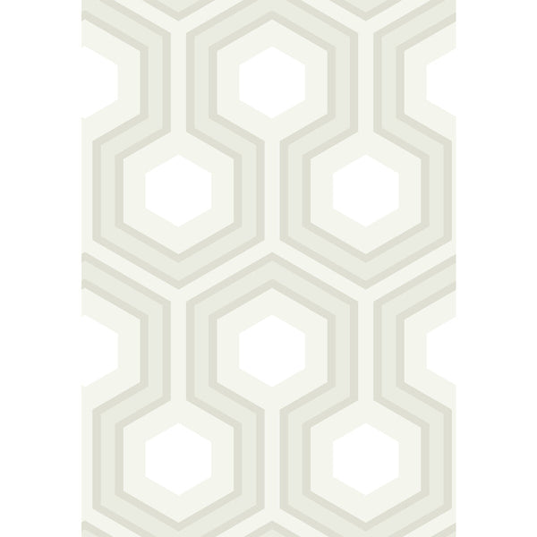 Samples and Purchasing available for Hicks Grand - White White By Cole & Son | Cole & Son Contemporary Restyled |Modern Geometric Wallcovering Print at Designer Wallcoverings and Fabrics