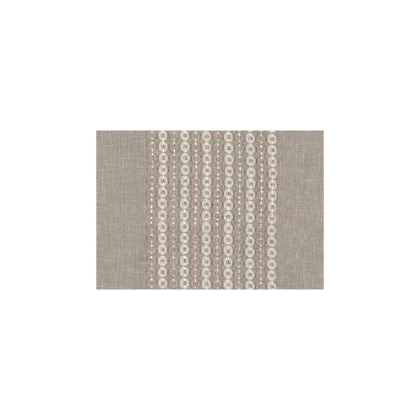 Samples and Purchasing available for Bangle Sheer - Truffle Beige By Kravet Couture | Modern Luxe |Modern Dots Drapery Embroidery at Designer Wallcoverings and Fabrics