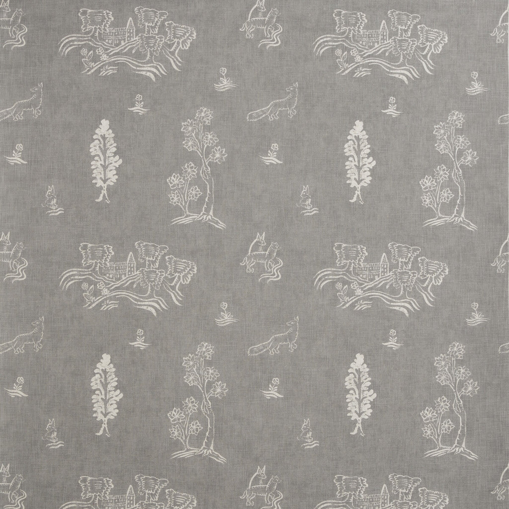 Samples and Purchasing available for Friendly Folk - Before Dawn Grey By Kravet Couture | Andrew Martin Kit Kemp |Animal/Insects Novelty Multipurpose Print at Designer Wallcoverings and Fabrics