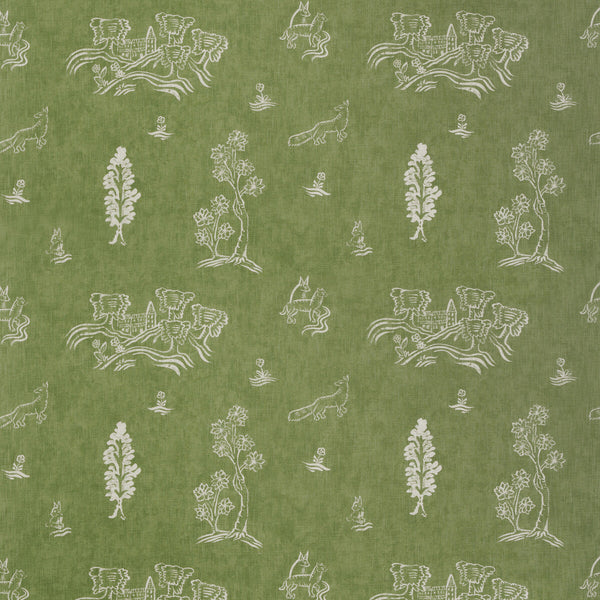 Samples and Purchasing available for Friendly Folk - Basil Green Green By Kravet Couture | Andrew Martin Kit Kemp |Animal/Insects Novelty Multipurpose Print at Designer Wallcoverings and Fabrics