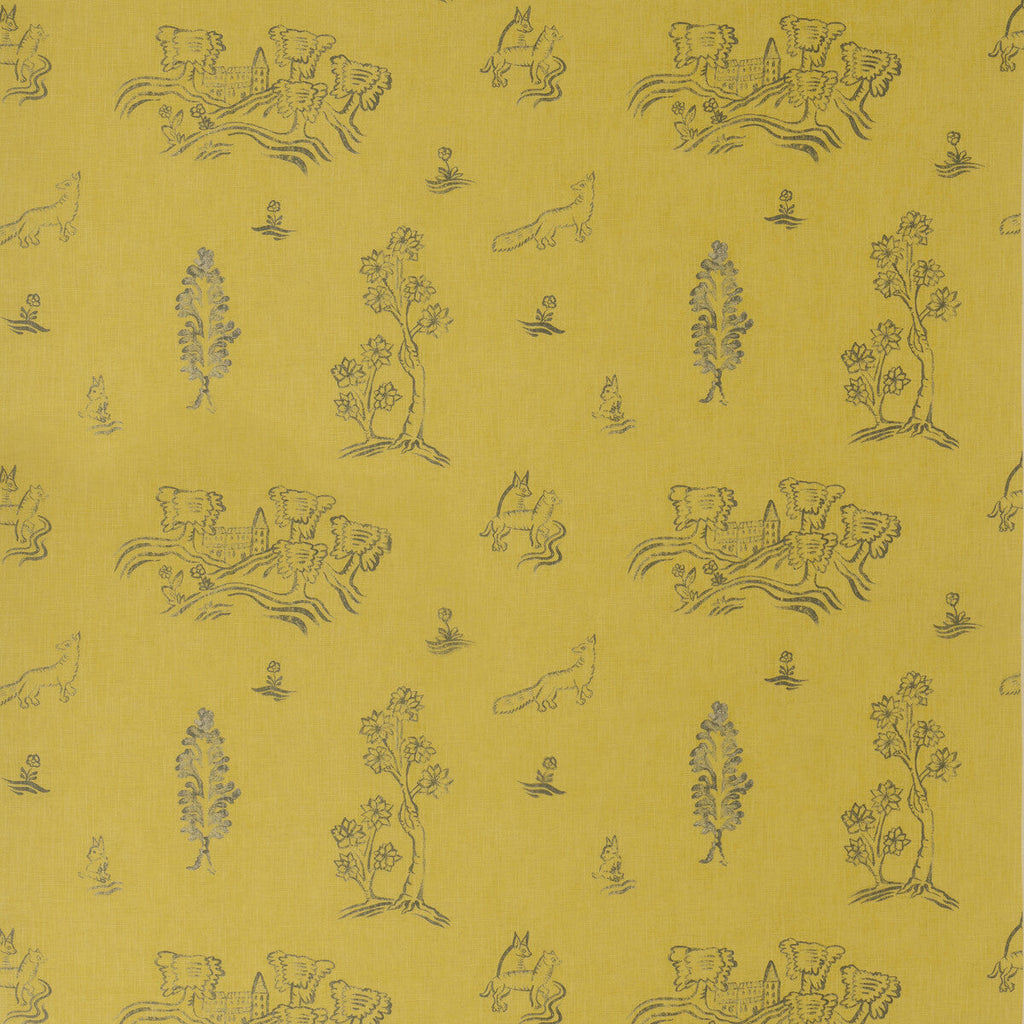 Samples and Purchasing available for Friendly Folk - Provencal Yellow Beige By Kravet Couture | Andrew Martin Kit Kemp |Animal/Insects Novelty Multipurpose Print at Designer Wallcoverings and Fabrics