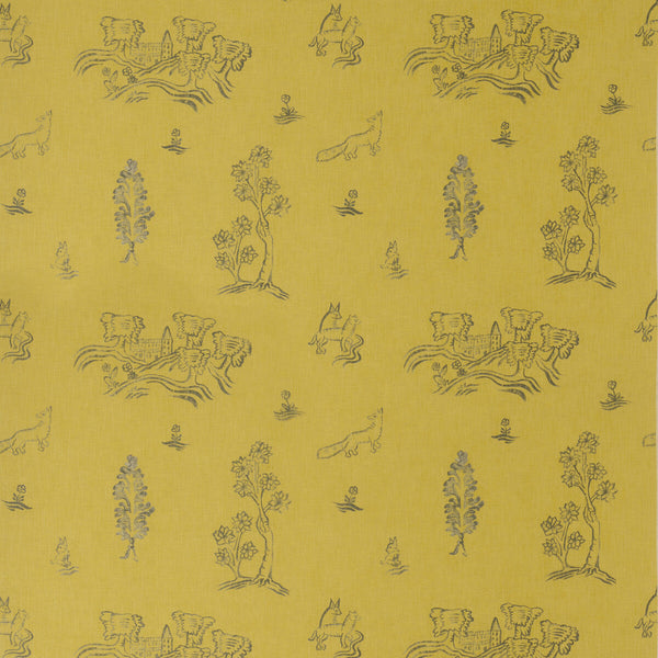 Samples and Purchasing available for Friendly Folk - Provencal Yellow Beige By Kravet Couture | Andrew Martin Kit Kemp |Animal/Insects Novelty Multipurpose Print at Designer Wallcoverings and Fabrics