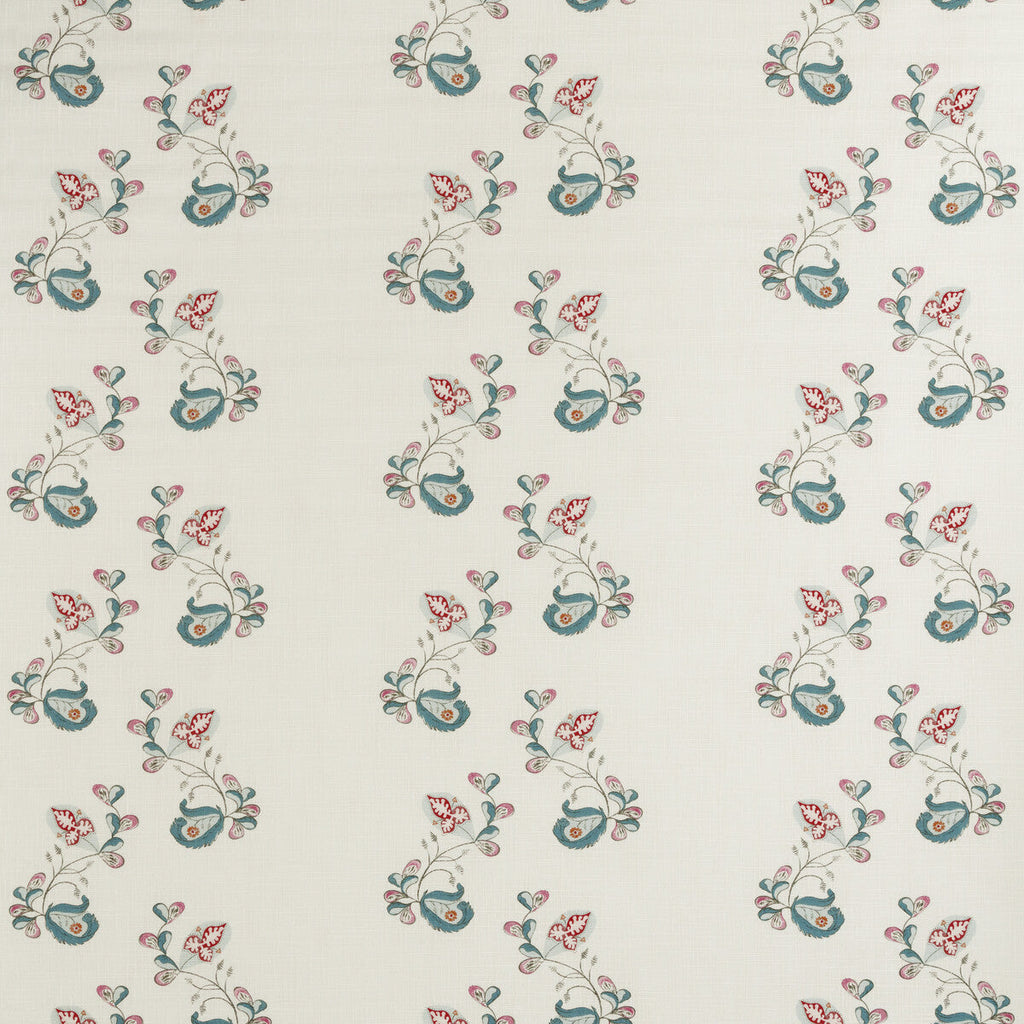 Samples and Purchasing available for Psycho Sprig - Tropical Blue White By Kravet Couture | Andrew Martin Kit Kemp |Botanical & Floral  Multipurpose Print at Designer Wallcoverings and Fabrics