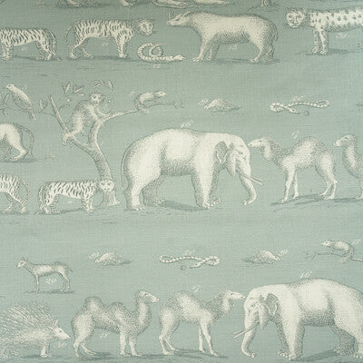 Samples and Purchasing available for Kingdom Outdoor - Ice Light Blue By Kravet Couture | Andrew Martin The Great Outdoors |Animal/Insects Novelty Multipurpose Indoor / Outdoor at Designer Wallcoverings and Fabrics