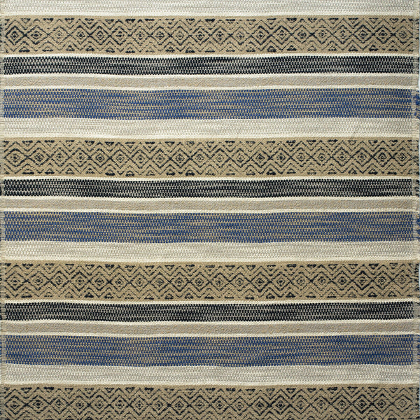 Samples and Purchasing available for Pampas - Indigo Blue By Kravet Couture | Andrew Martin Condor |Geometric Stripes Upholstery  at Designer Wallcoverings and Fabrics