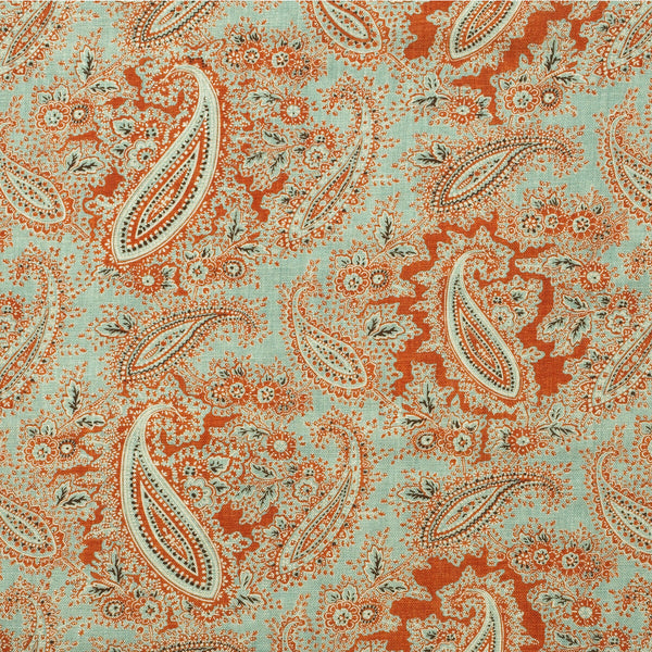 Samples and Purchasing available for Gazebo - Duck Egg Turquoise By Kravet Couture | Andrew Martin The Secret Garden | Paisley Multipurpose Print at Designer Wallcoverings and Fabrics