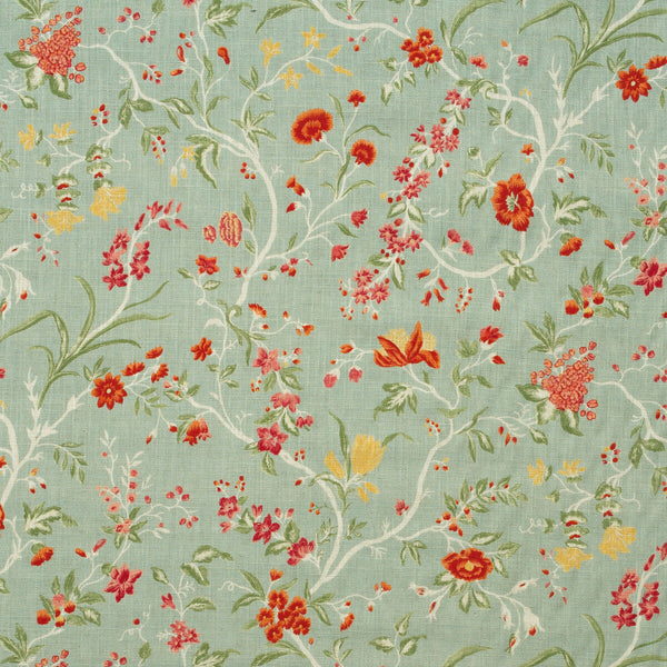 Samples and Purchasing available for Ramble - Duck Egg Blue By Kravet Couture | Andrew Martin The Secret Garden |Botanical & Floral  Multipurpose Print at Designer Wallcoverings and Fabrics