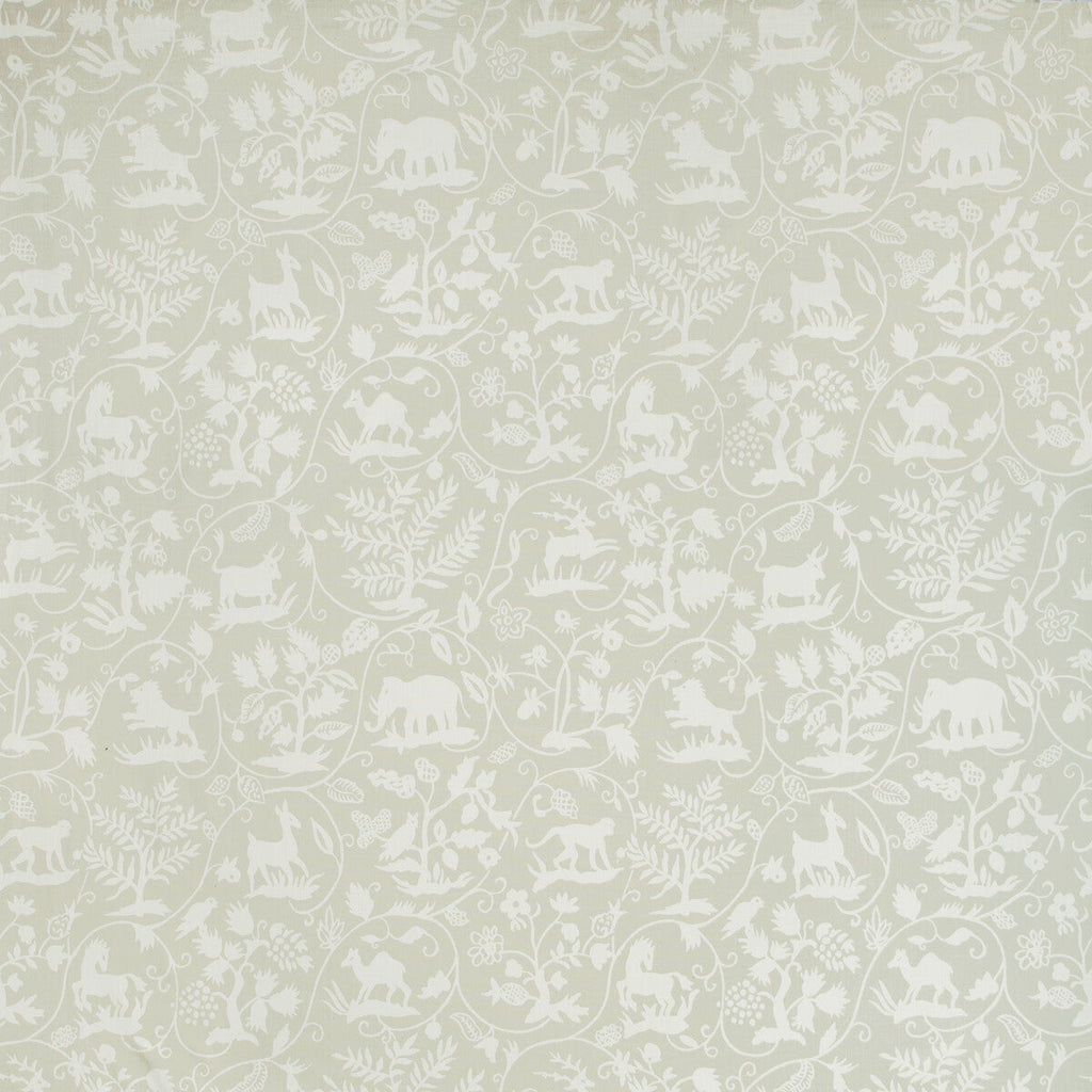 Samples and Purchasing available for Animaltale - Pumice White By Kravet Basics | Bermuda |Animal/Insects Flora & Fauna Multipurpose Print at Designer Wallcoverings and Fabrics