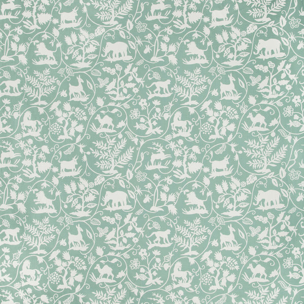 Samples and Purchasing available for Animaltale - Seafoam White By Kravet Basics | Bermuda |Animal/Insects Flora & Fauna Multipurpose Print at Designer Wallcoverings and Fabrics