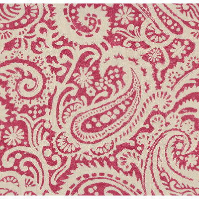 Samples and Purchasing available for Arta - Raspberry Pink By Kravet Basics | The Echo Home Collection | Paisley Multipurpose Print at Designer Wallcoverings and Fabrics