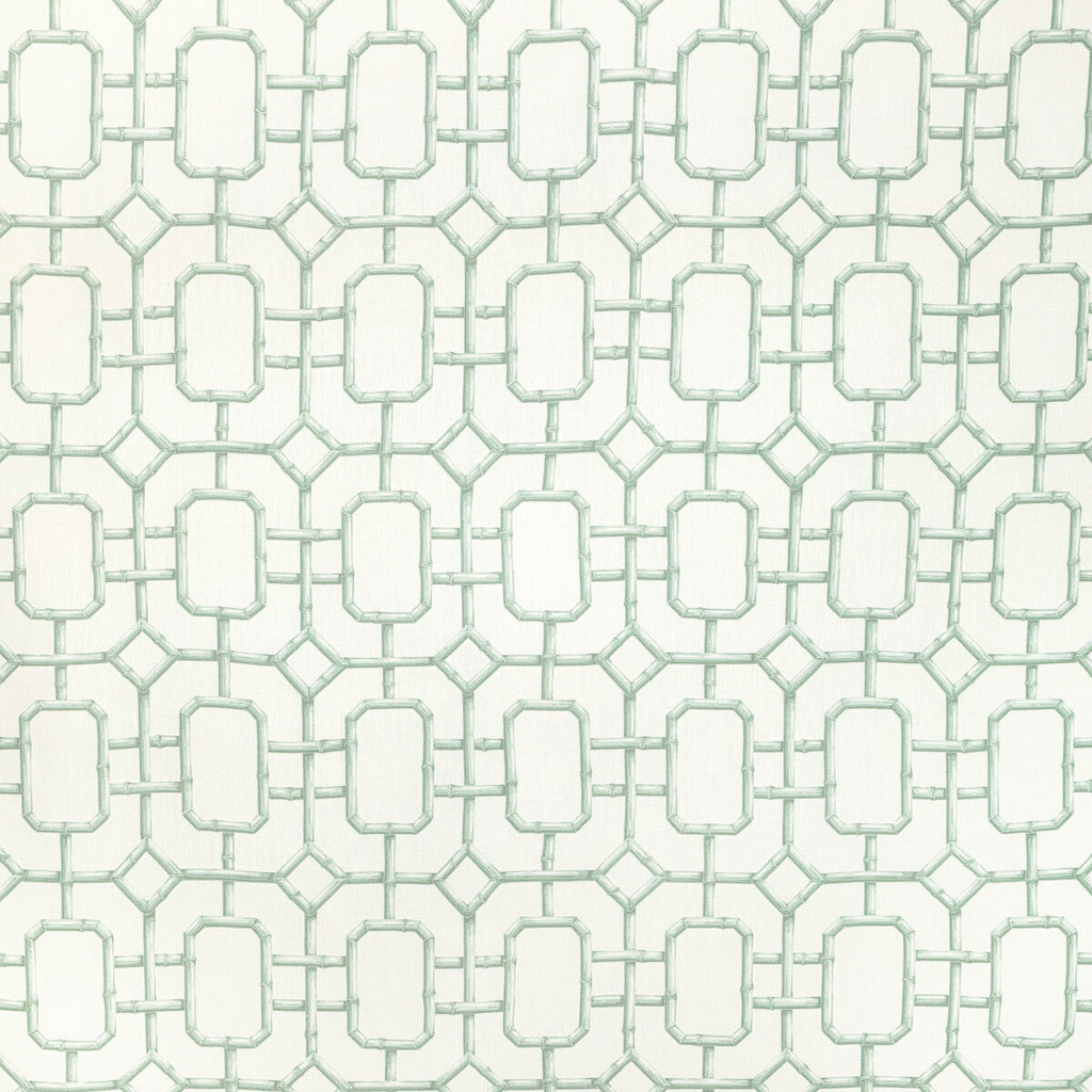 Samples and Purchasing available for Bambu Fret - Leek Teal By Kravet Couture | Jan Showers Charmant |Chinoiserie  Multipurpose Print at Designer Wallcoverings and Fabrics