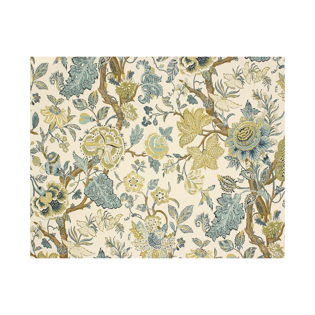 Samples and Purchasing available for Bardonhill - Bayou White By Kravet Design | Barclay Butera Collection Ii |Botanical & Floral Jacobeans Multipurpose Print at Designer Wallcoverings and Fabrics