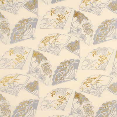 Samples and Purchasing available for Fans - Silver Fox Beige By G P & J Baker | Emperor'S Garden |Chinoiserie  Multipurpose Weave at Designer Wallcoverings and Fabrics