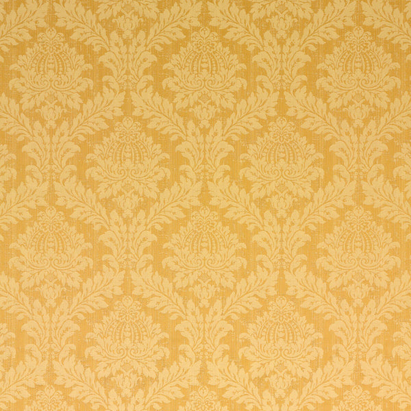 Samples and Purchasing available for Lydford Damask - Gilt Yellow By G P & J Baker | Simply Damask |Damask  Multipurpose Weave at Designer Wallcoverings and Fabrics