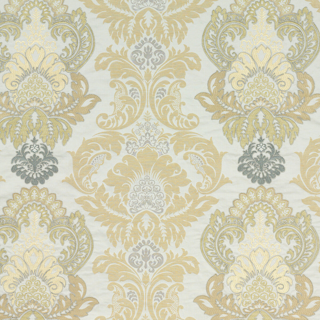 Samples and Purchasing available for Waterford Damask - Bronze/Natural Beige By G P & J Baker | Simply Damask |  Drapery Embroidery at Designer Wallcoverings and Fabrics